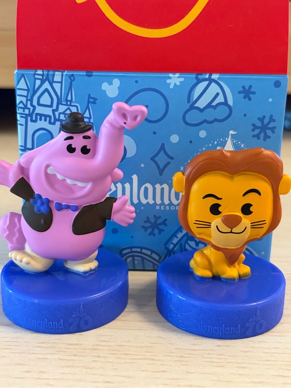 2025 McDonalds Disneyland 70th Bing and Mufasa Figures